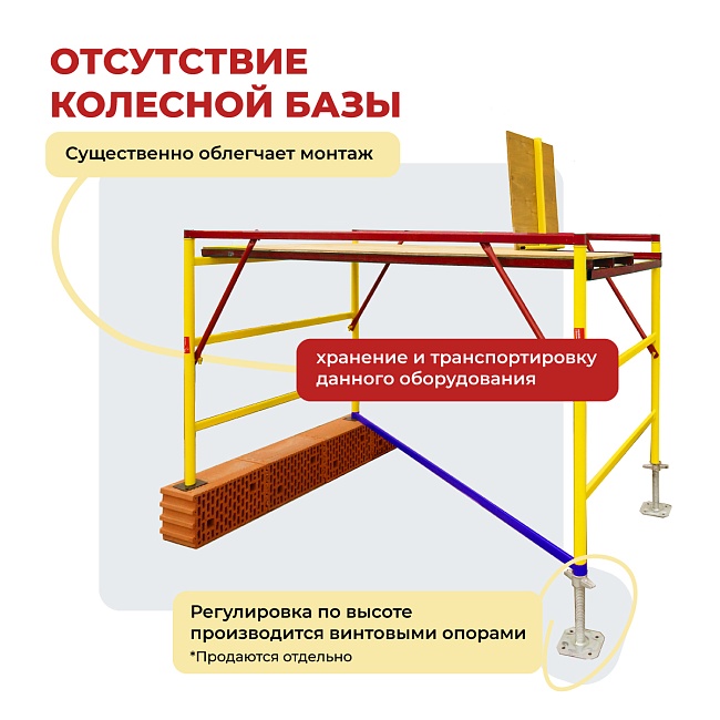 Вышка-тура Промышленник ВСЭ 1.2х2.0, 4.8 м ver. 2.0 фото 4