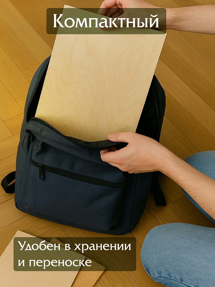 Фанера Промышленник 620х280х10мм, береза, упаковка 5 шт фото 3