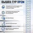 Вышка-тура Промышленник ВСП Пром 1.6×2.0, 2.8 м фото 9