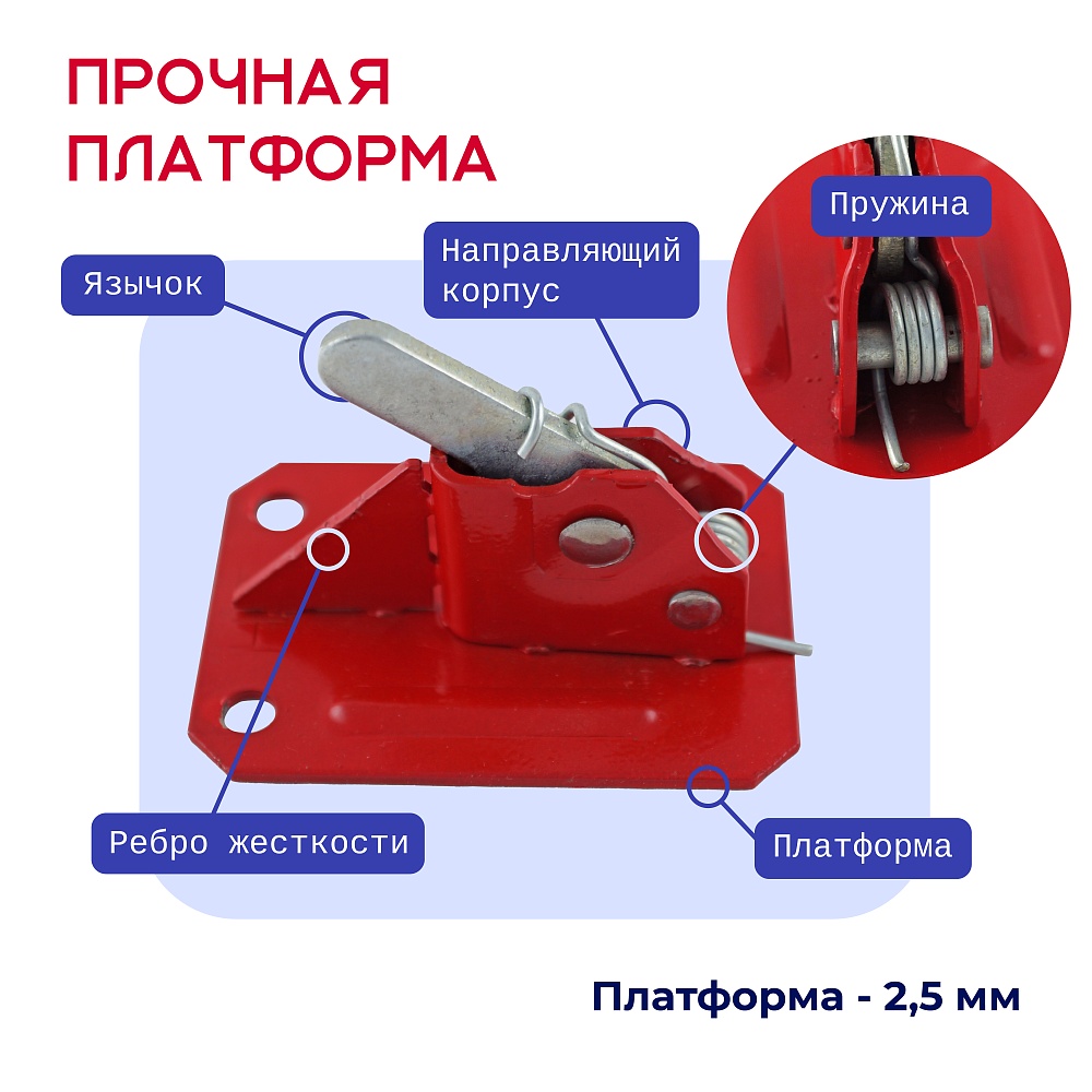 Пружинный зажим для опалубки Промышленник HIT усиленный фото 2