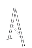 Купить Лестница двухсекционная Alumet Ал 6218
