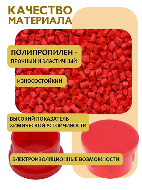 Фиксатор арматуры защитный колпачок Промышленник 16-18 мм 1000 шт. фото 3