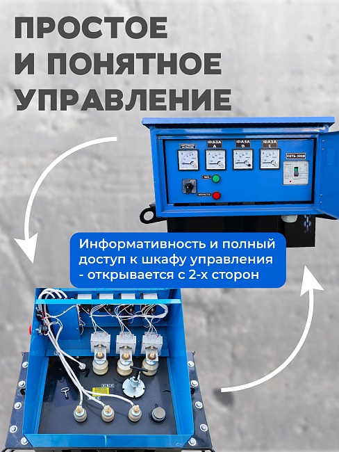 Трансформаторная подстанция Промышленник КТПТО-80 А для термообработки бетона фото 6