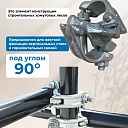 Хомут неповоротный 48х60 мм, кованный (упаковка 20 шт.) фото 3