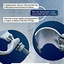 Фиксирующий кованый хомут TeaM 48 мм для строительных лесов фото 5