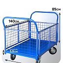 Платформенная тележка Промышленник 1400х800 сетчатая ПС-8.14 200 мм фото 2